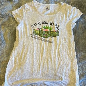 Justice girls “This is How We Roll” t shirt